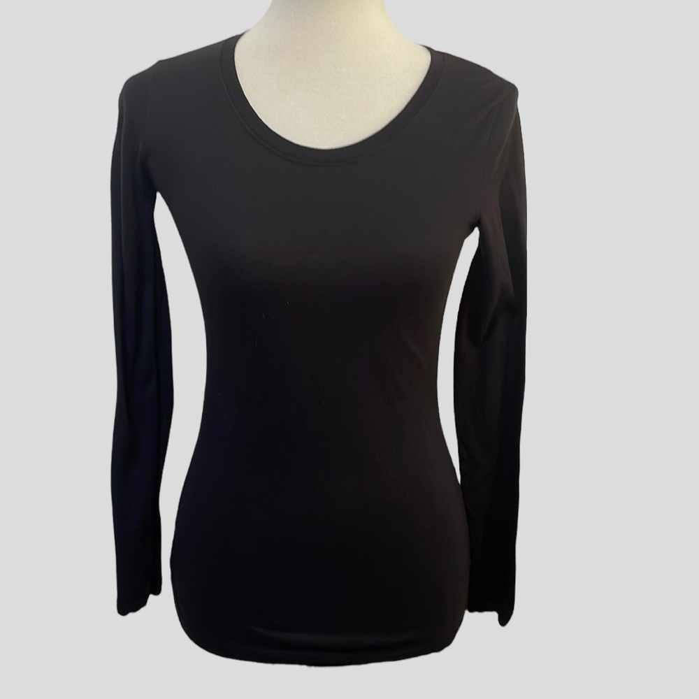 Long Sleeve Black Tee * Size Small 3‎ / 5